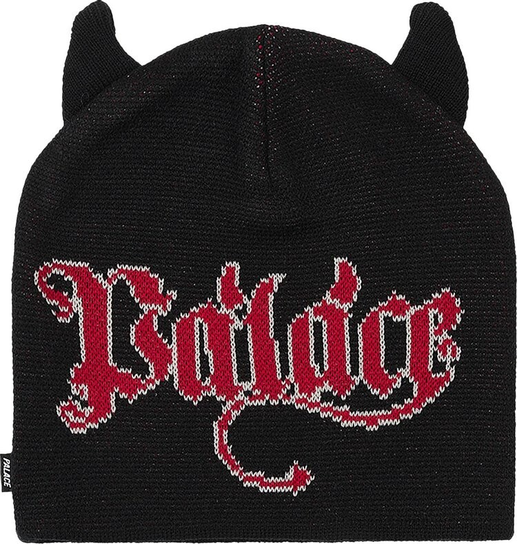 

Шапка Palace Horny Nein Cuff 'Black', черный
