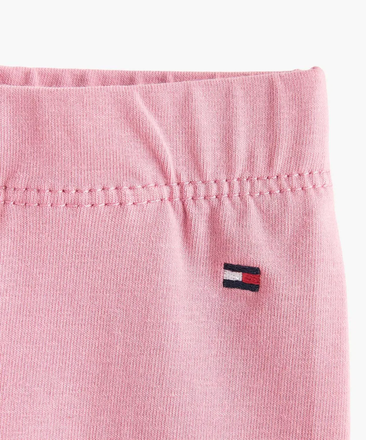 Леггинсы детские с принтом сердца Tommy Hilfiger розовые — фото 4