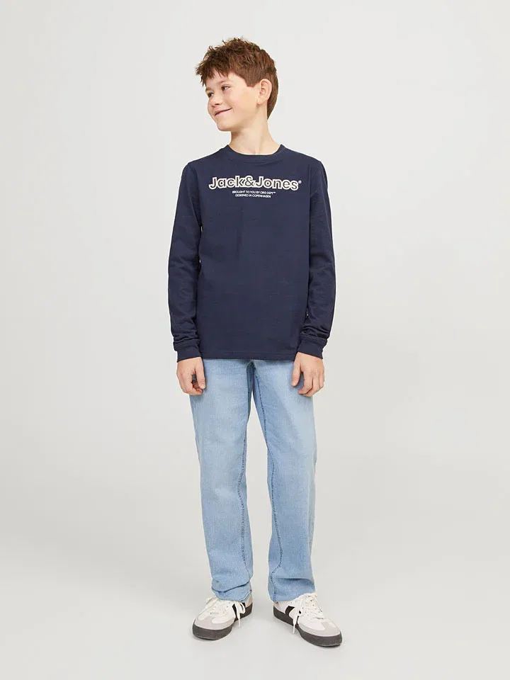 Джинсы Regular fit JACK & JONES Junior, голубой