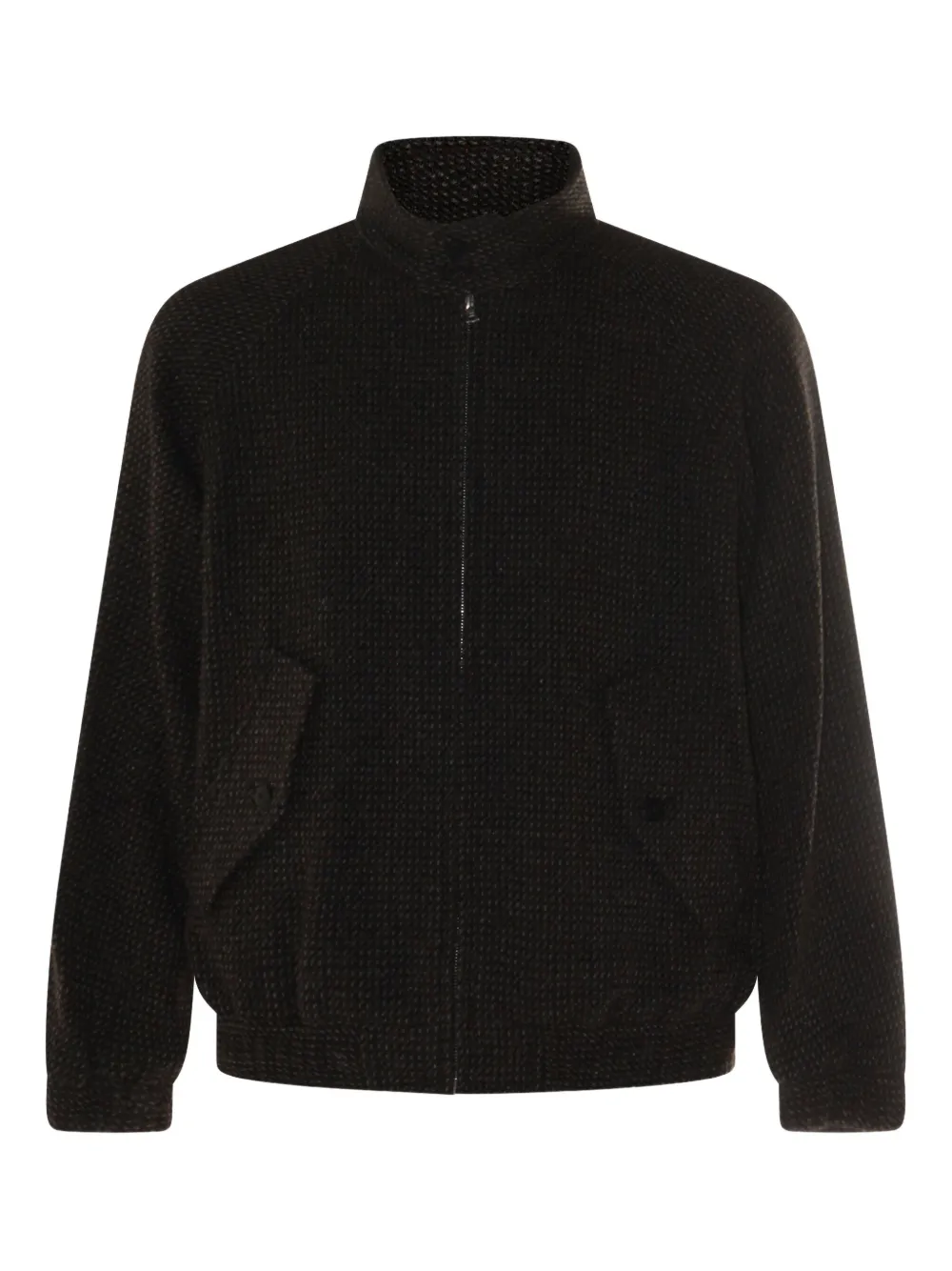 

Бомбер с высоким воротом Auralee, коричневый