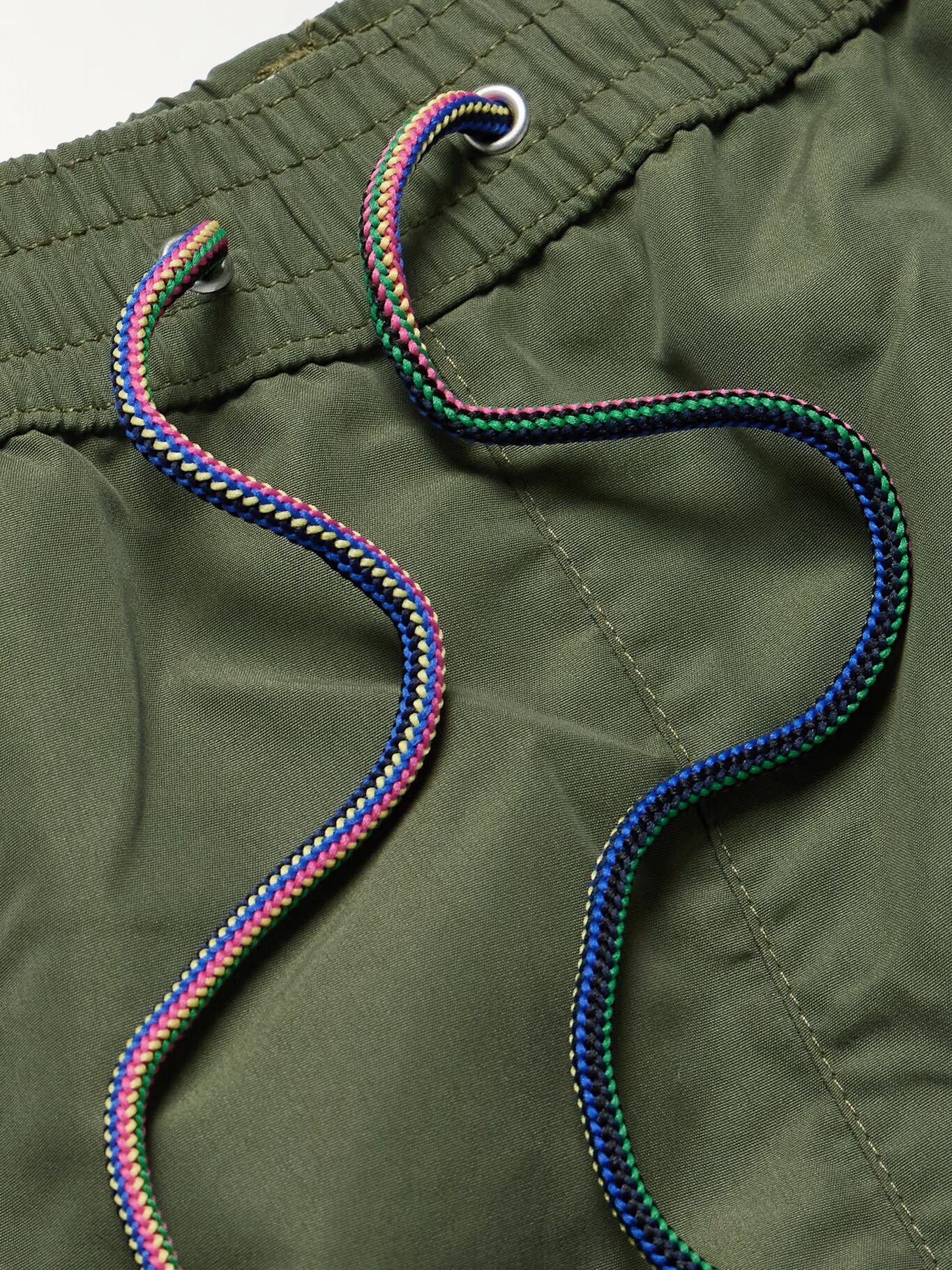 

Плавки-шорты средней длины из переработанного материала с логотипом PAUL SMITH, зеленый