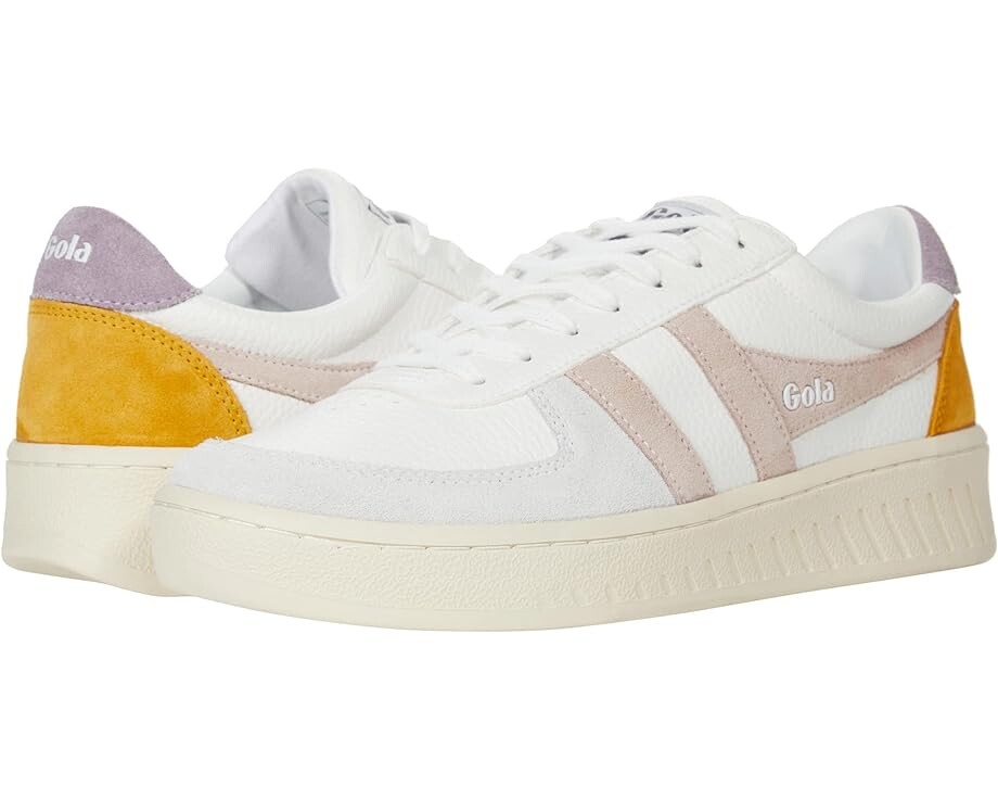 

Кроссовки Gola Grandslam Trident, цвет White/Blossom/Lily