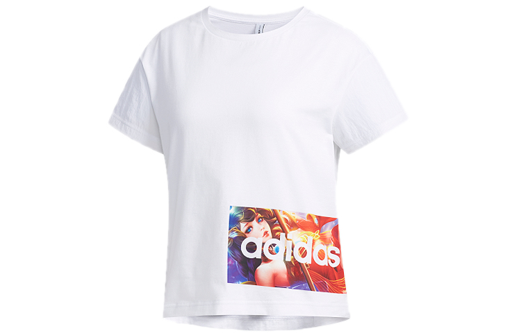 Футболка X Honor of Kings женская белая Adidas Neo — фото 2