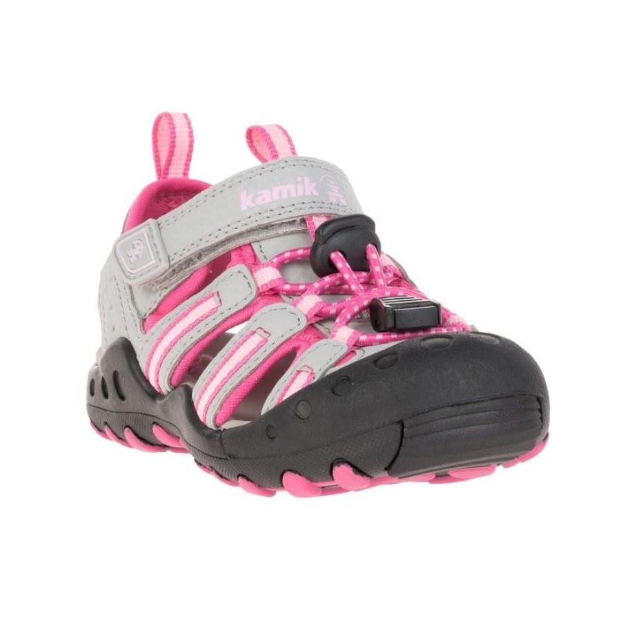 

KAMIK Сандалии Youth CRAB серо-розовые