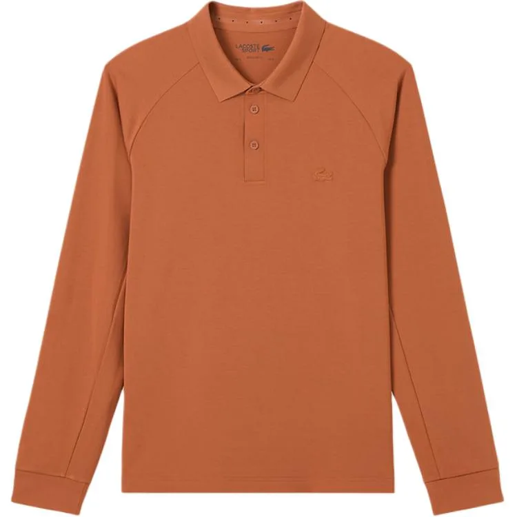 Поло Lacoste мужское с лацканом, LFA/Walnut коричневый