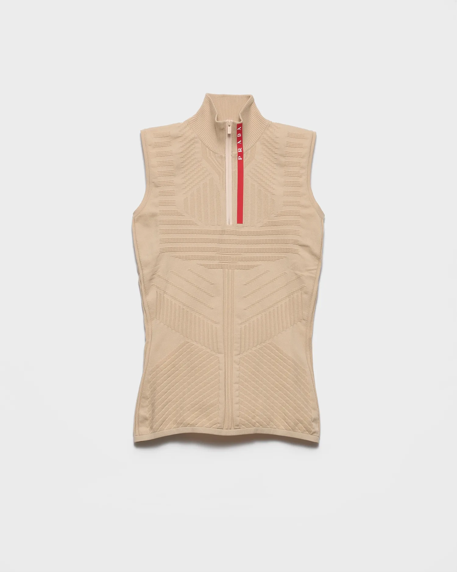 Водолазка из Re-Nylon Prada, белый