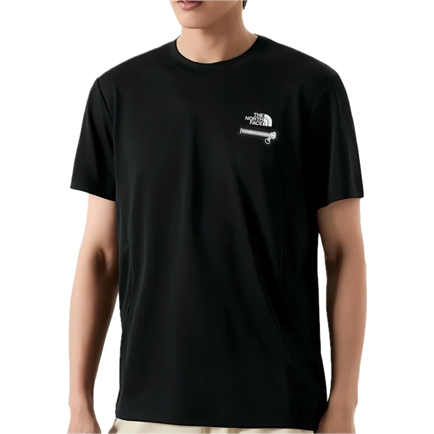 

Футболка унисекс черная The North Face, черный