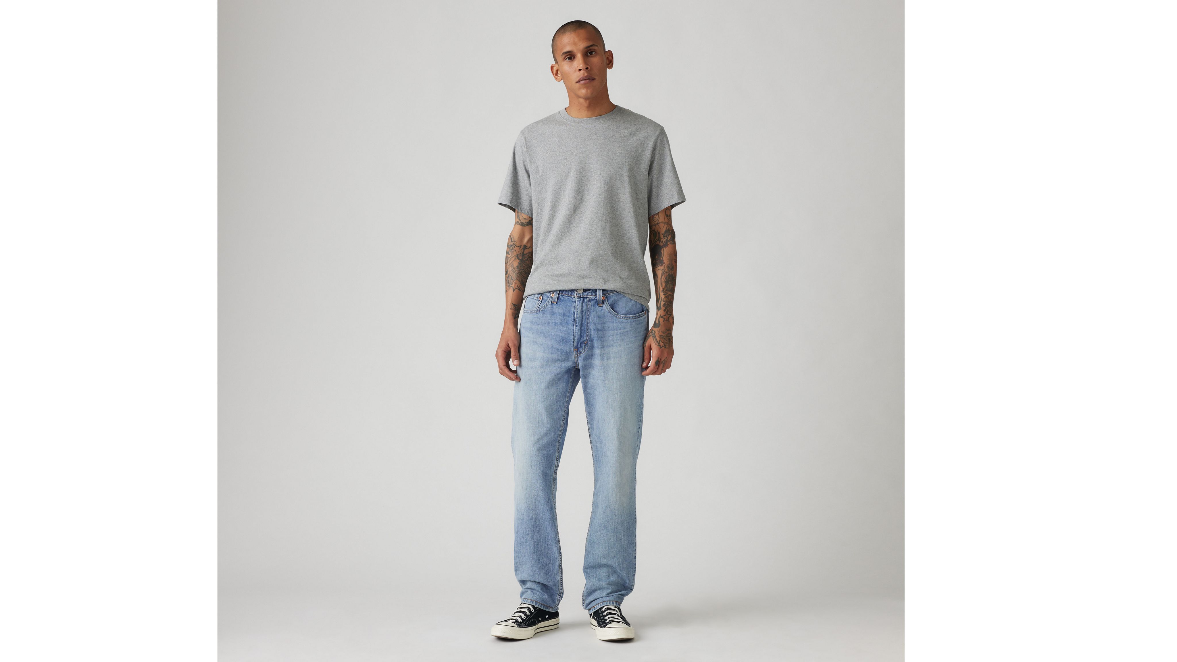 Мужские джинсы Levi's 514 Straight Fit Cut, голубой — фото 3