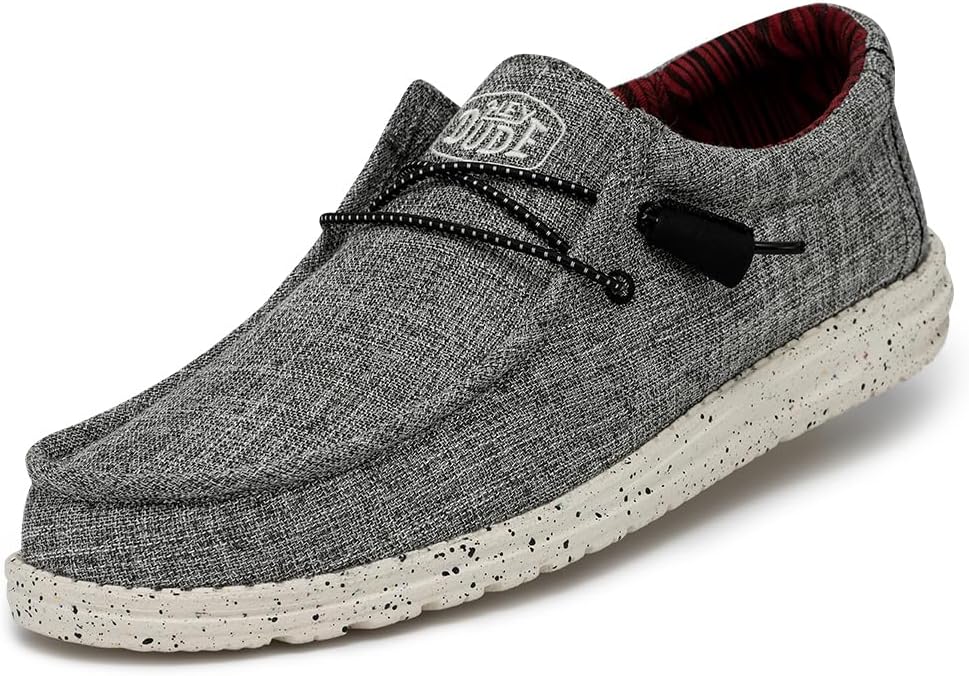 

Мужские лоферы HEYDUDE Wally из льна, черный