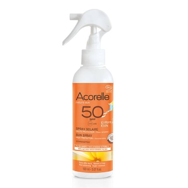 

Детский солнцезащитный спрей Spf 50 150 мл Acorelle