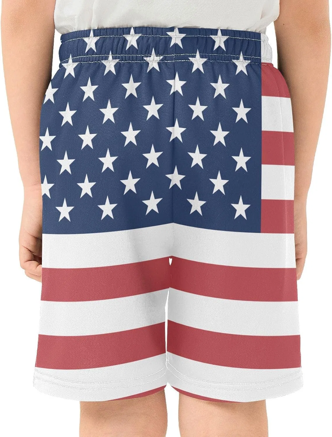 Детские шорты для активного отдыха GuoChe, легкие, с карманами, цвет Flag of the United States Minor Outlying Islands — фото 4