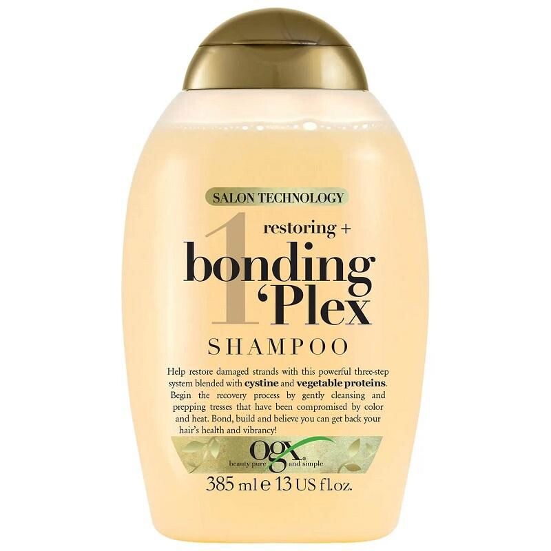 

Шампунь против ломкости Restoring + Bonding Plex Champú Ogx, 385 мл