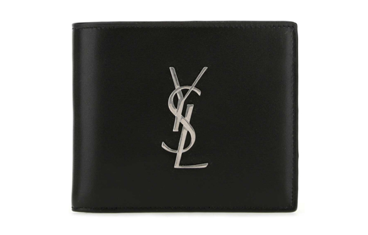 

SAINT LAURENT Кожаный кошелек CASSANDRA унисекс, черный
