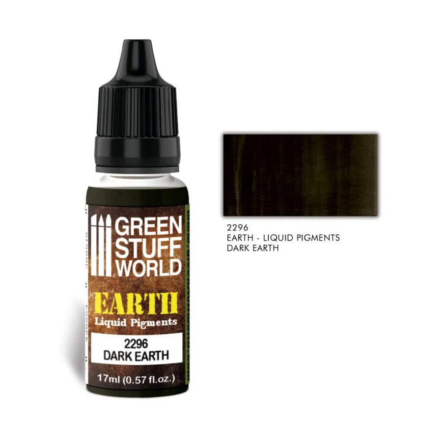 

Земля – Темная Земля (17мл), Paint - Weathering & Pigments - Liquid Pigments (Green Stuff World)
