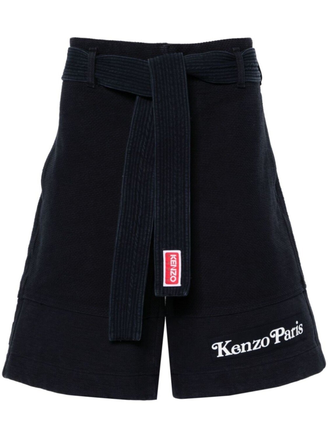 

Kenzo шорты с нашивкой-логотипом, синий