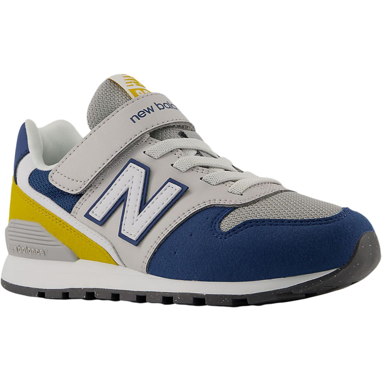 New Balance NB 996 дышащие поддерживающие низкие детские повседневные кроссовки gray/blue kids' — фото 4