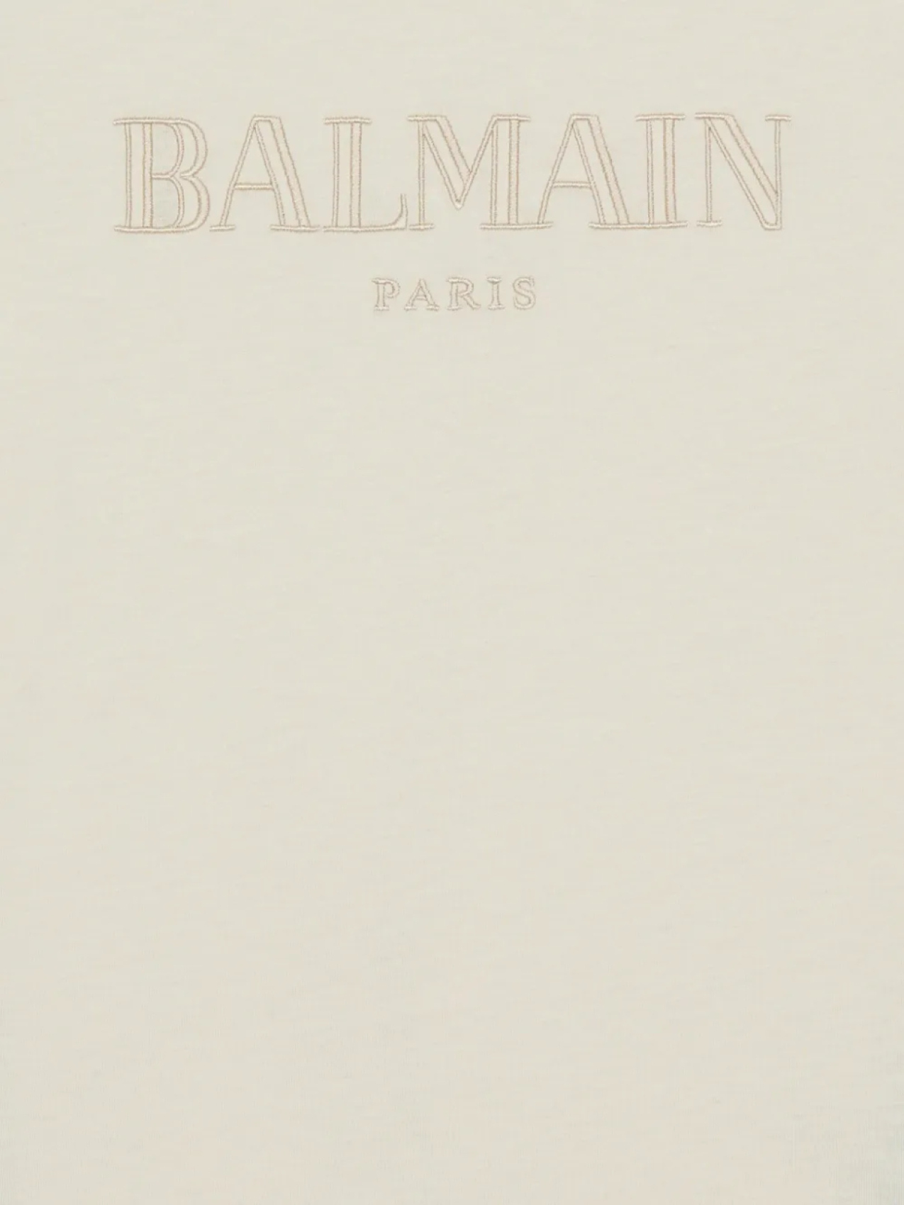 Футболка Balmain Kids из хлопка, нейтральный — фото 3