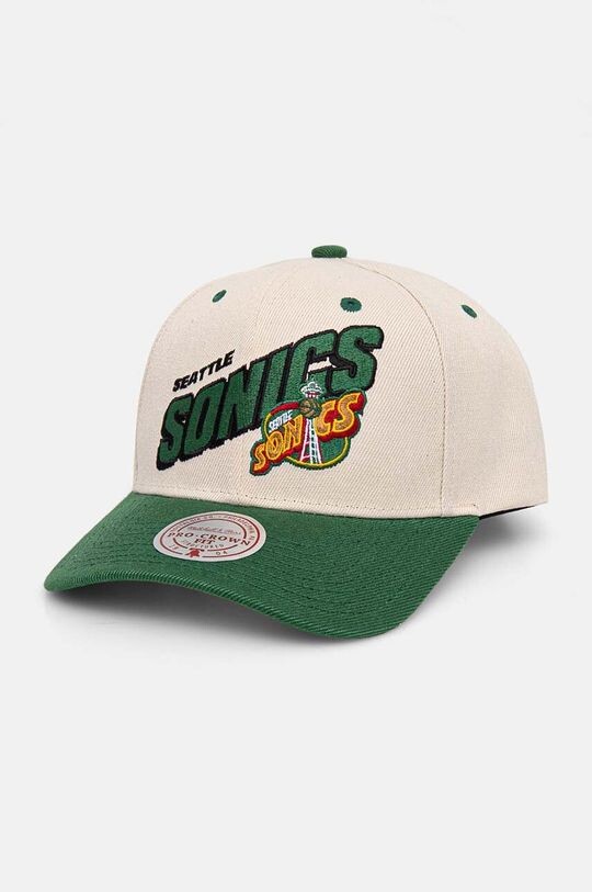 

Бейсбольная кепка Сиэтл Суперсоникс Mitchell&Ness, бежевый