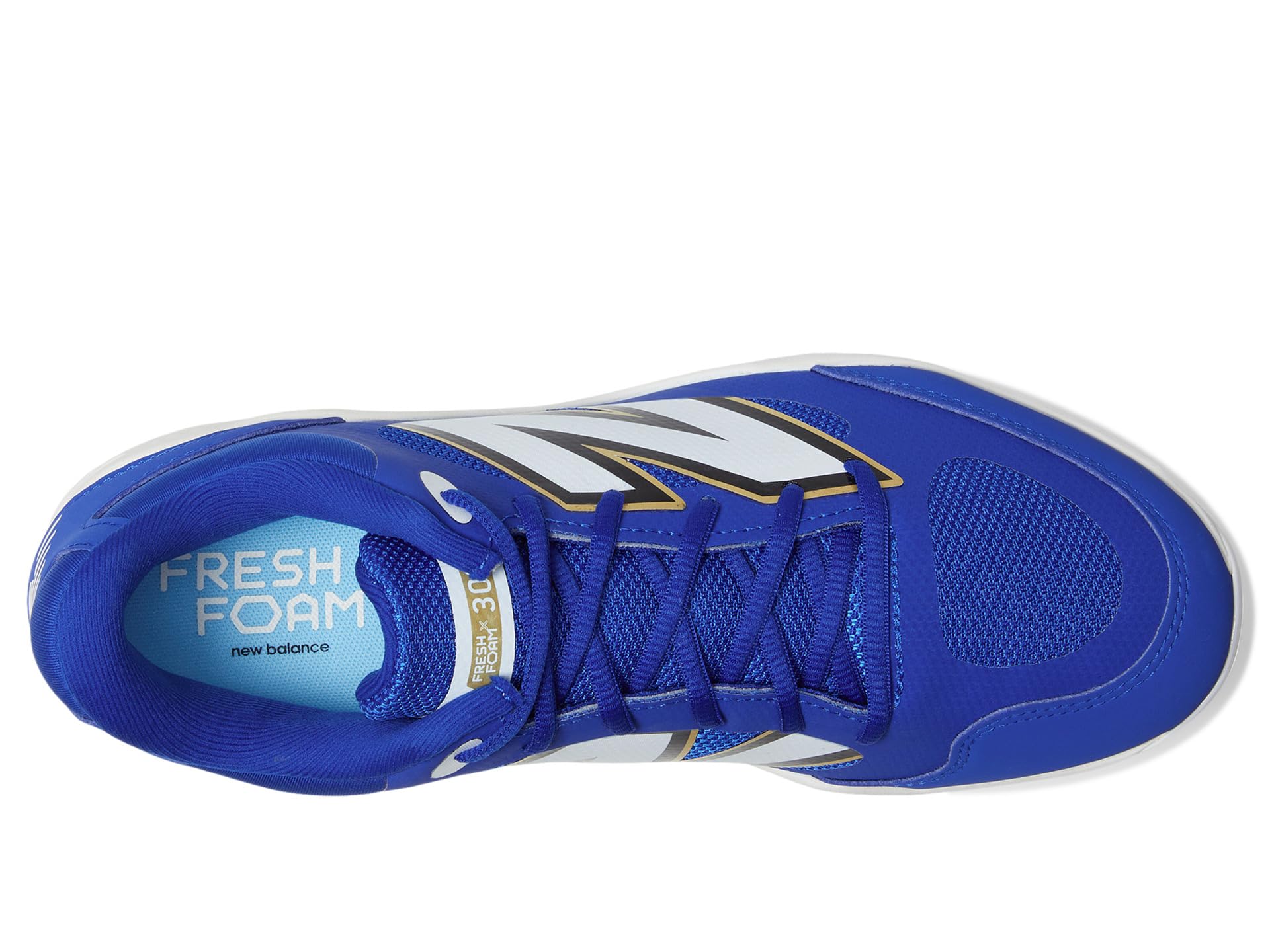 Кроссовки New Balance Fresh Foam 3000v7 Molded, цвет Team Royal/White — фото 2