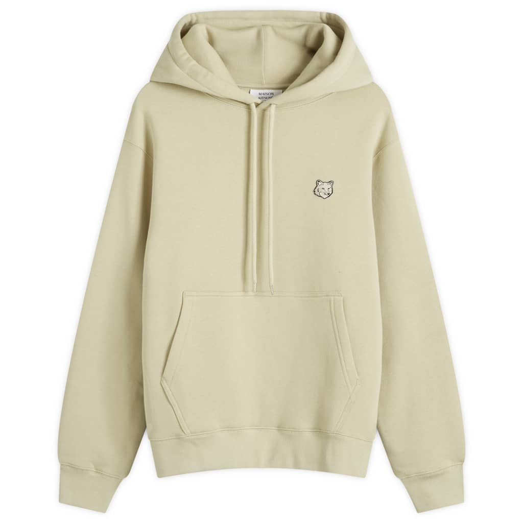 

Удобный худи с крупной нашивкой в виде лисы от Maison Kitsune Maison Kitsuné, цвет ash tree