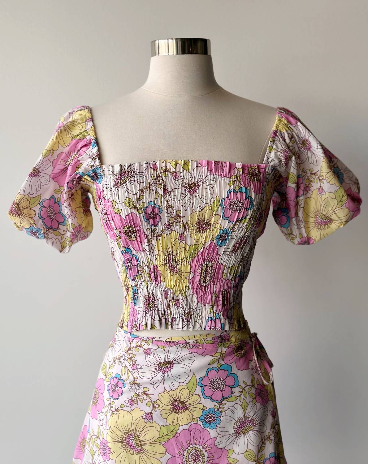 

Топ «Фиби» с цветочным принтом (разноцветный) Emory Park, цветочный мультиколор