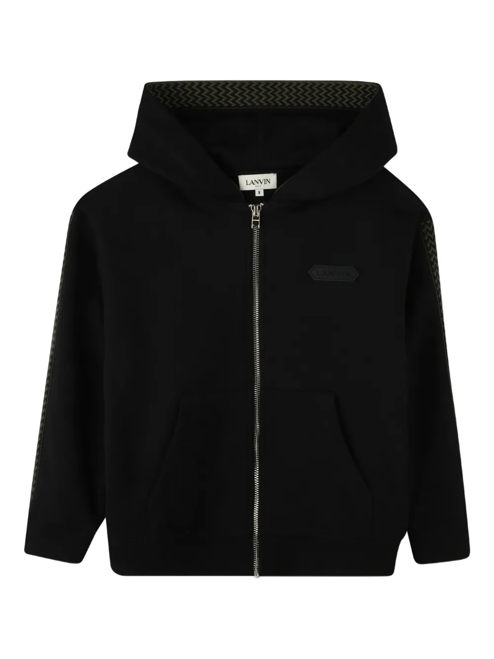 

Худи на молнии Lanvin Enfant, черный