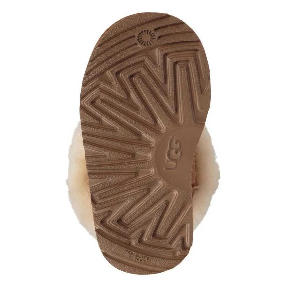 Детские сапожки Ugg Kids Classic II замшевые из овчины, коричневый — фото 2