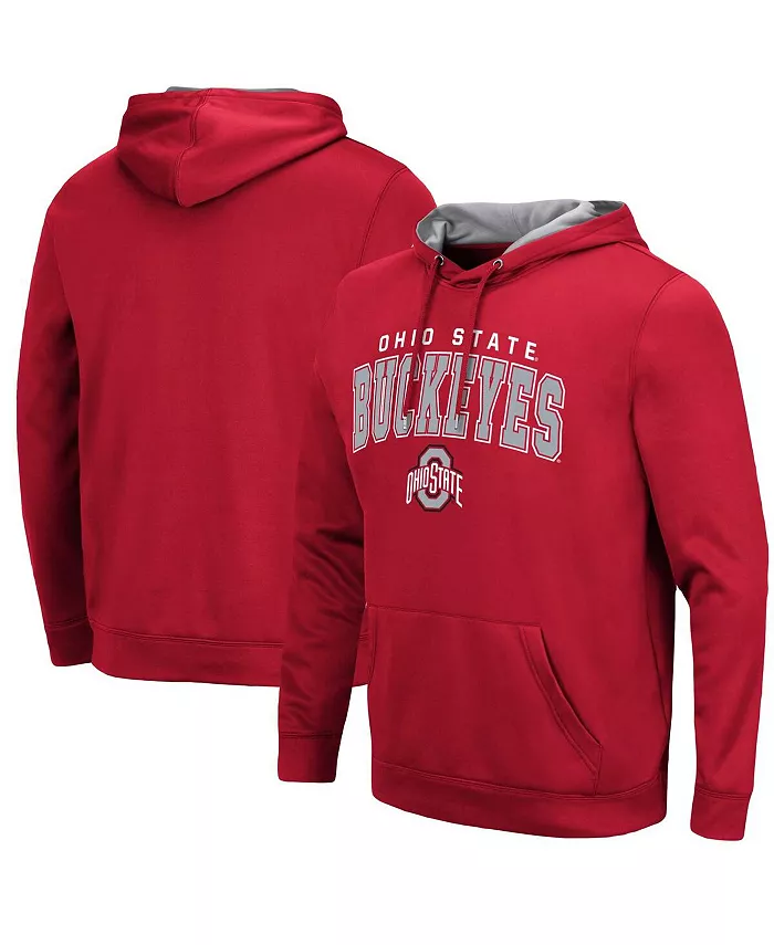 

Мужская толстовка с капюшоном Ohio State Buckeyes Resistance Colosseum, красный
