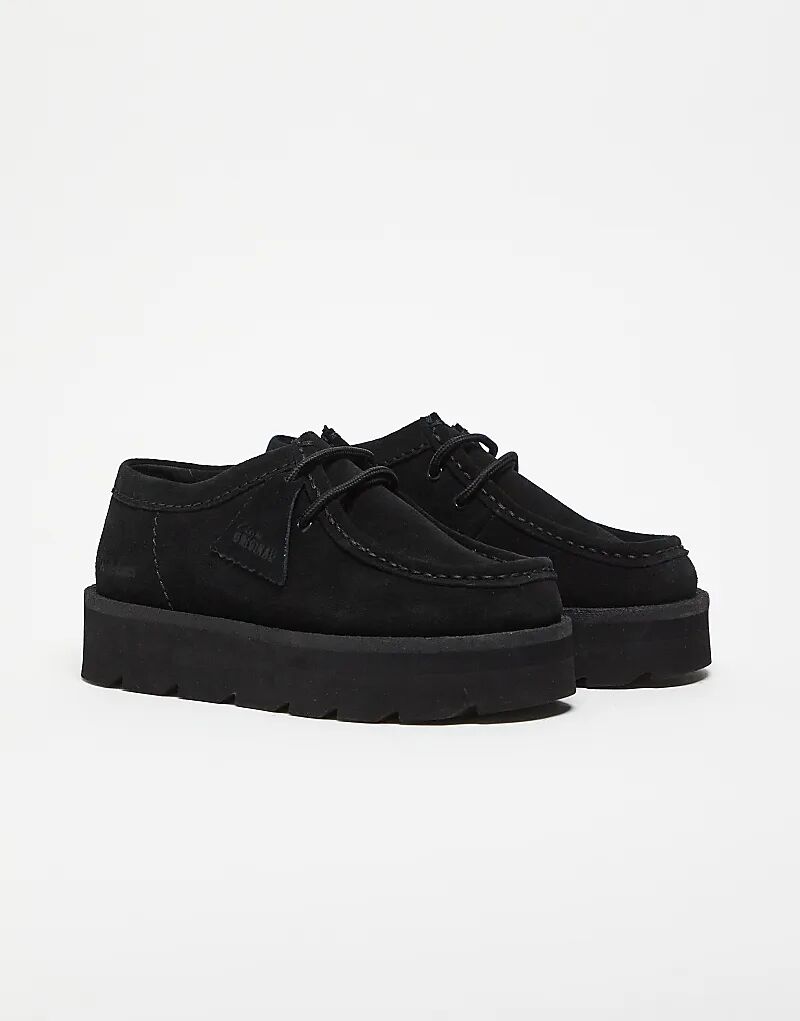 Кроссовки Clarks Originals Meare Walla черного цвета — фото 4