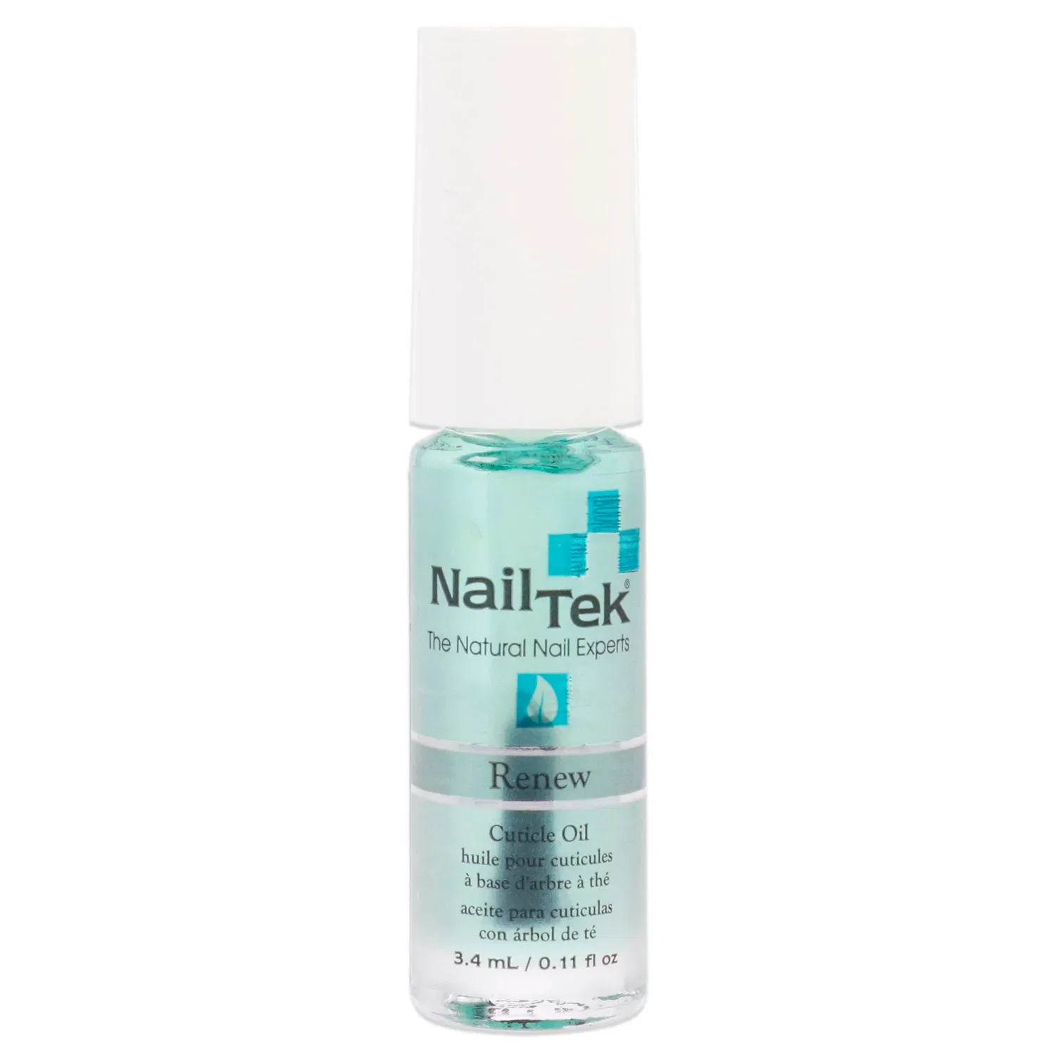 Натуральное масло для кутикулы Renew с маслом чайного дерева от Nail Tek для женщин - 24 x 0,11 унции (59 г) для ухода за ногтями, Clear — фото 2