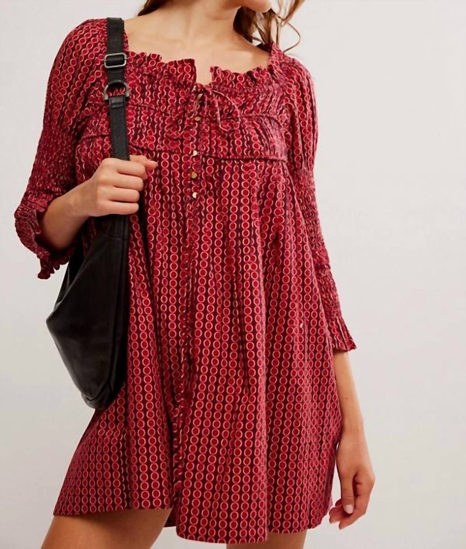 

Мини-платье Star Dip в сочетании со стеклянными розами Free People, цвет glass roses combo