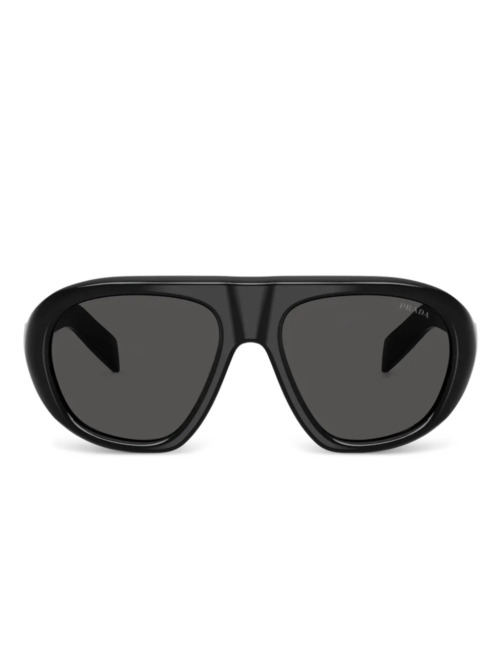 

Солнцезащитные очки с затемненными линзами Prada, черный