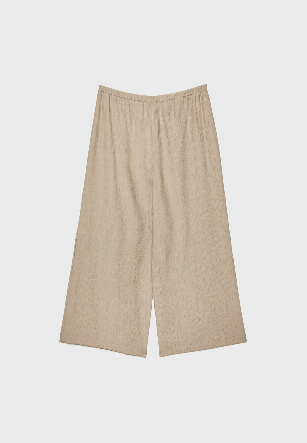 

Брюки Flowing Culottes Stradivarius, камень