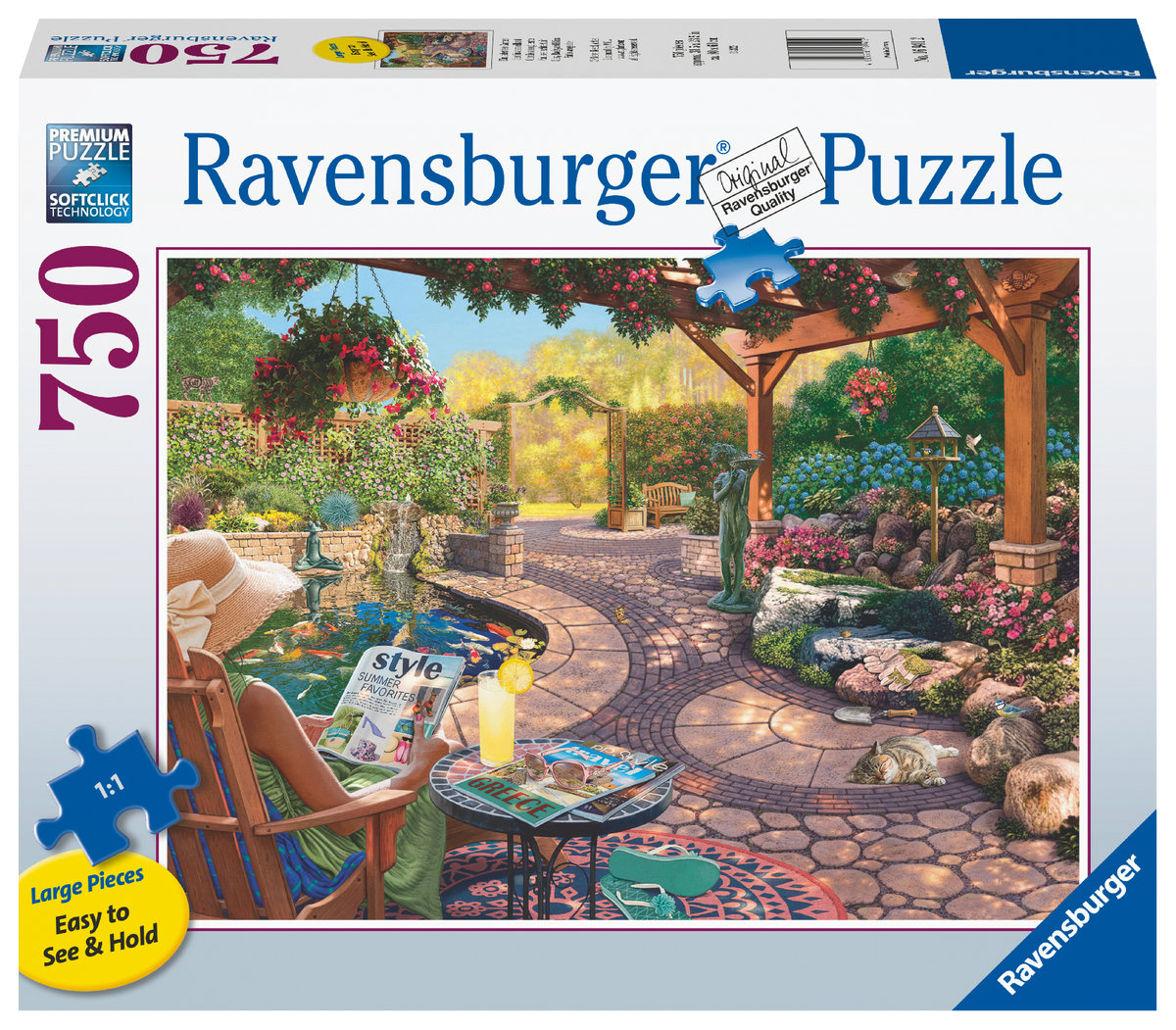 

Ravensburger, пазл, XXL, Красивый дворик, 750 шт.