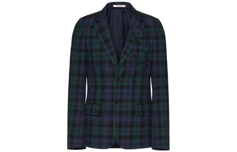 

Весенне-летняя коллекция 2022 Мужской зеленый деловой костюм Valentino, Jasper