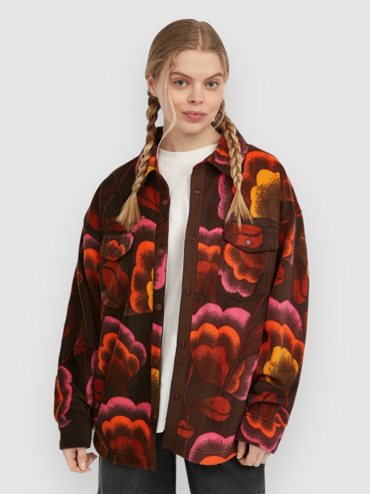 

Рубашка O'Neill O'Riginals Superfleece Hemd, brown o/riginals flower