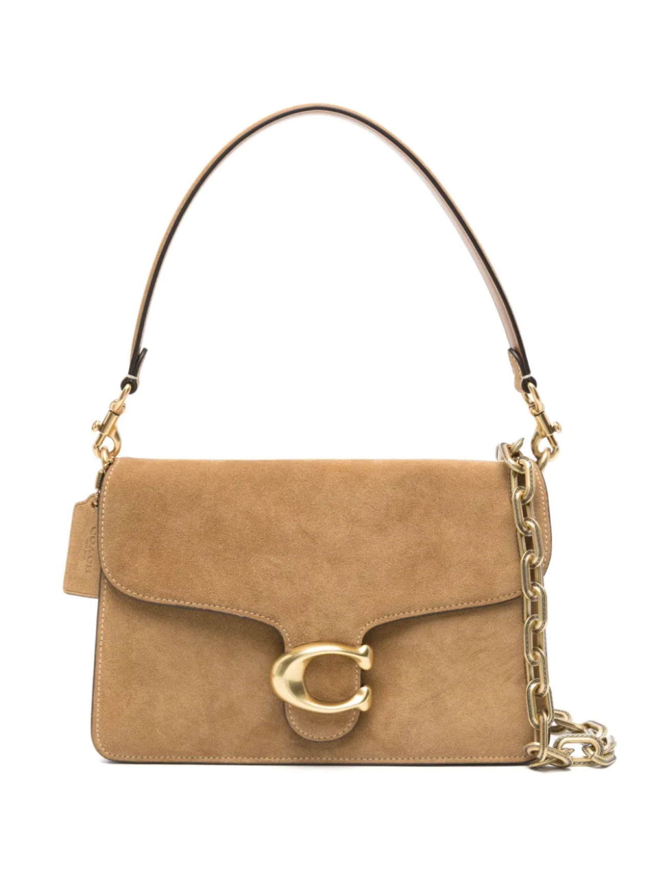 

Сумка на плечо Chain Tabby Coach, нейтральный
