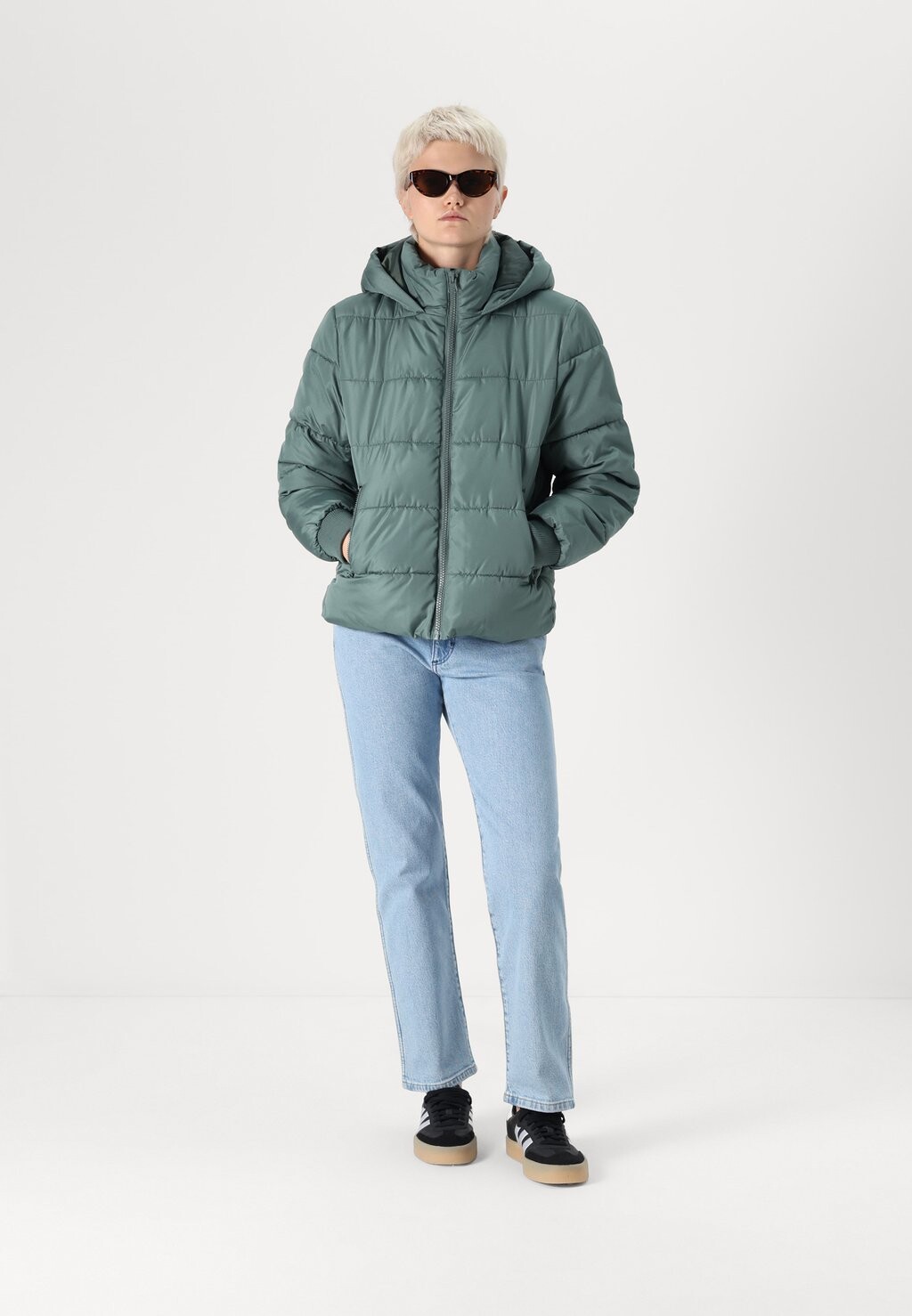 

Зимняя куртка JDYVISKAS LIFE SHORT HOOD JACKET JDY, зеленый