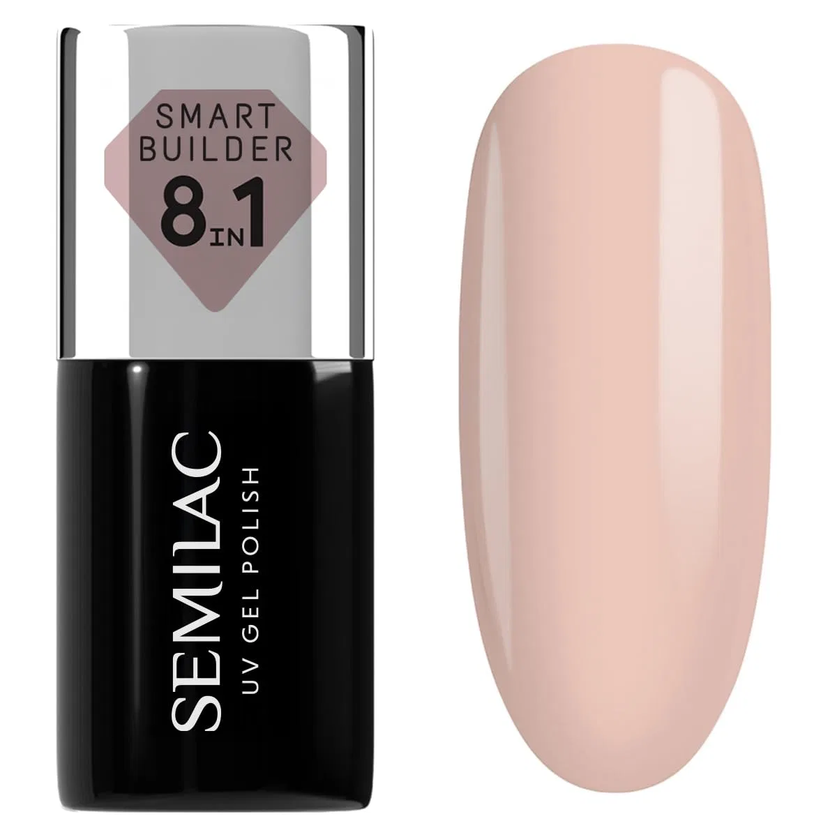 Гель-лак для ногтей Semilac Smart Builder 816 Pale Nude, 7 мл Semilac, Pale Nude
