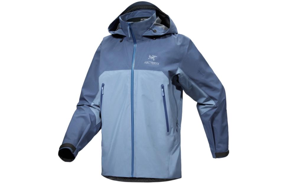 

Толстовка с капюшоном и вышитым логотипом Arcteryx, ashlar синий/stone wash/темно stone wash