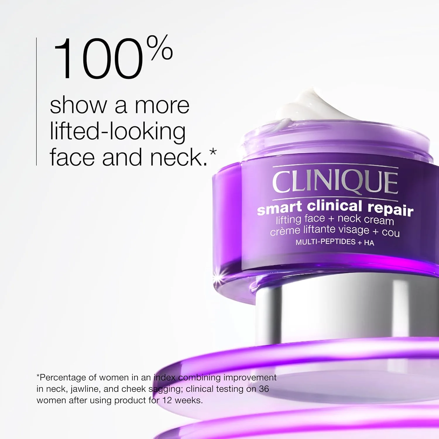 Набор кремов для лица и глаз Clinique Smart Clinical Repair | Антивозрастное увлажнение с пептидами и гиалуроновой кислотой | Дорожный размер — фото 2