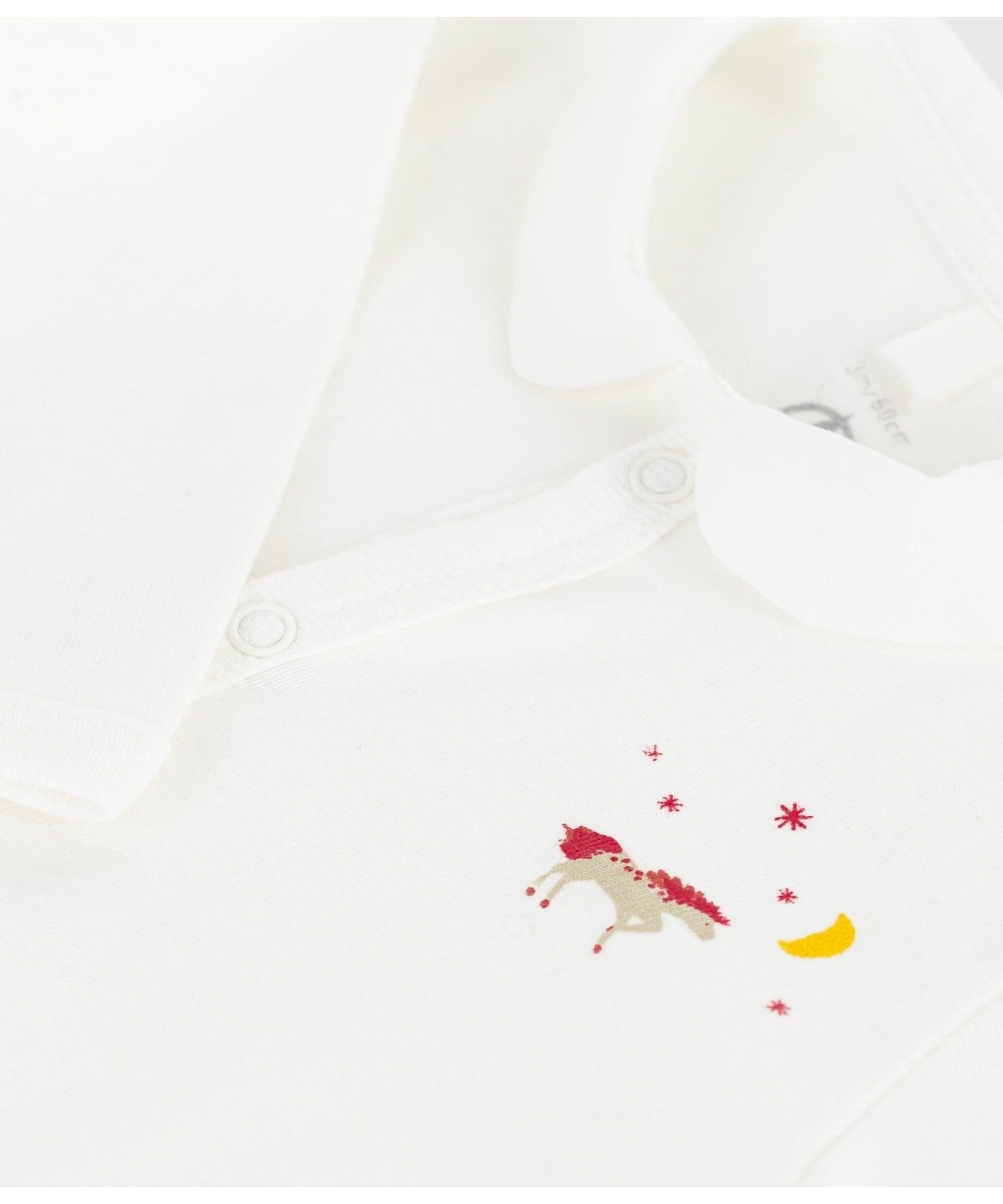 Комбинезон без штанин Petit Bateau, off white — фото 3