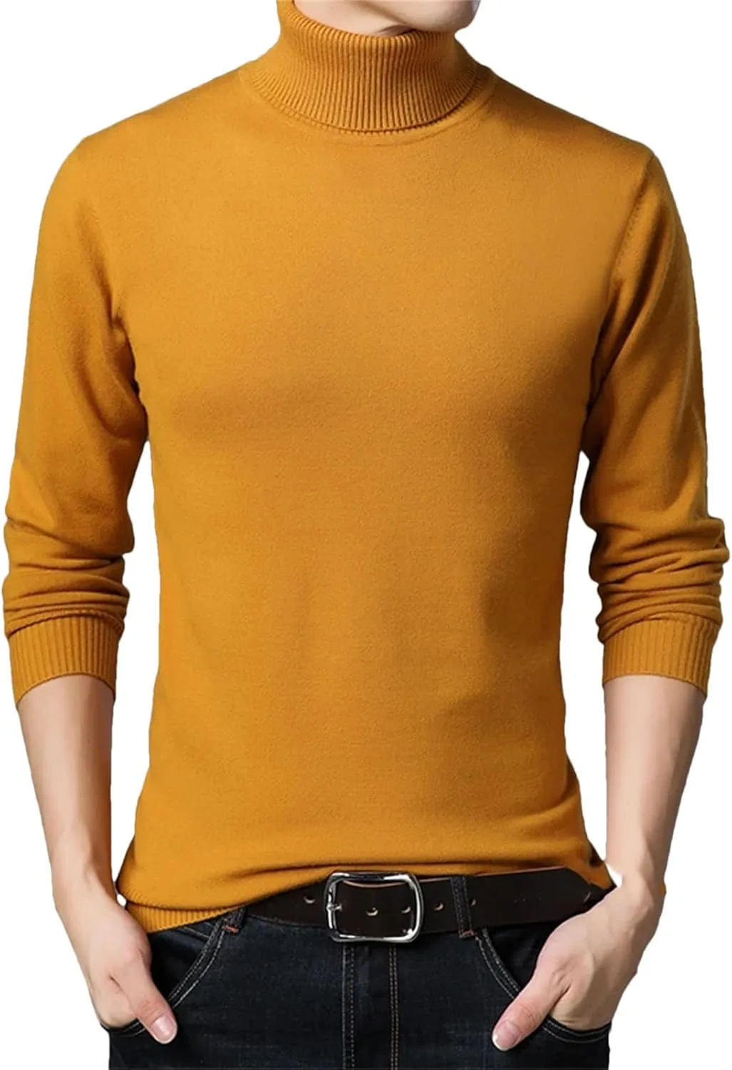 

Мужской свитер-водолазка Casual Thick Warm с длинными рукавами Jegsnoe