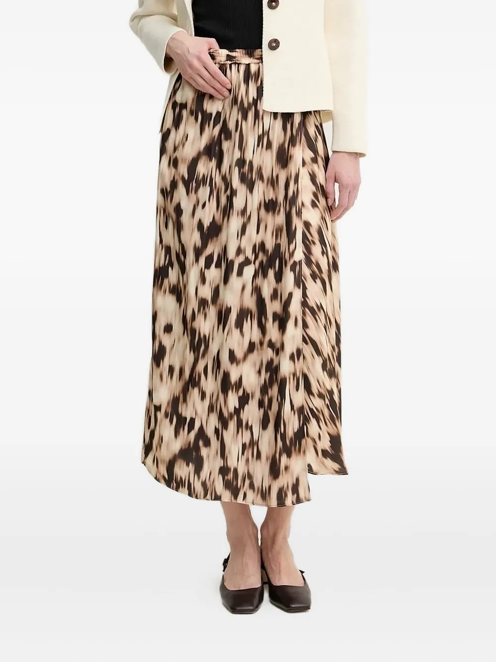 

Юбка с эластичным поясом Pedro Del Hierro, коричневый