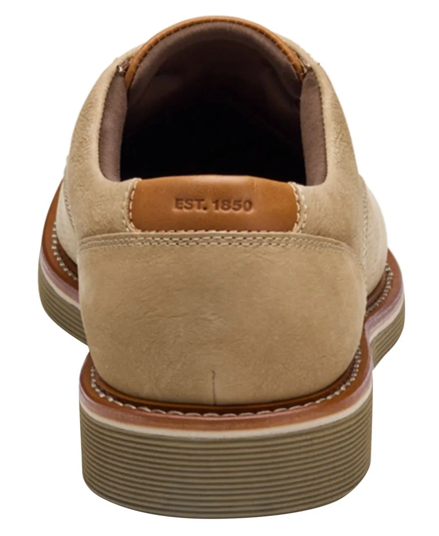 Men's Tyson Perfed Plain Toe Johnston & Murphy, Taupe — фото 3