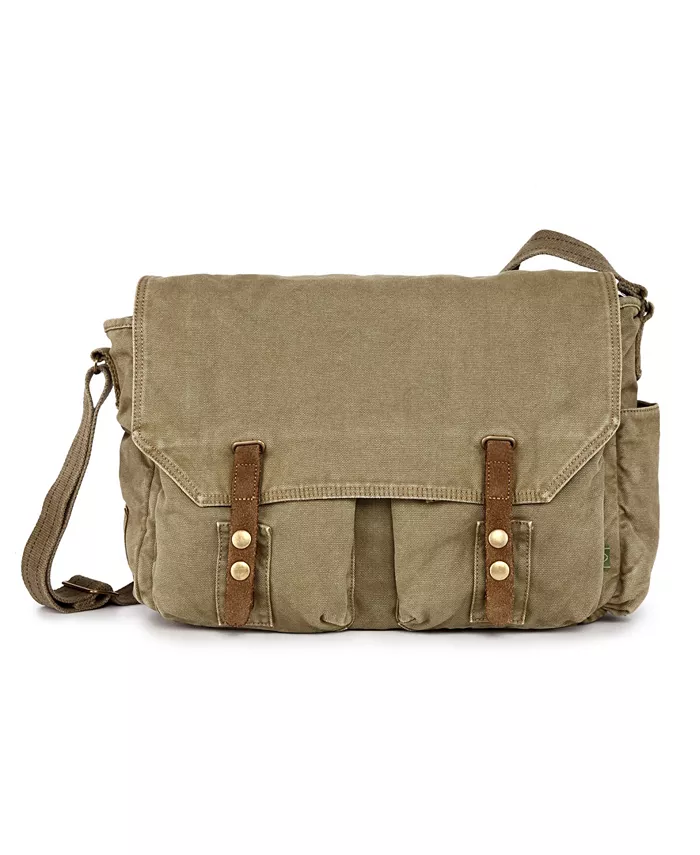 

Сумка-мессенджер Coastal Canvas TSD BRAND, зеленый
