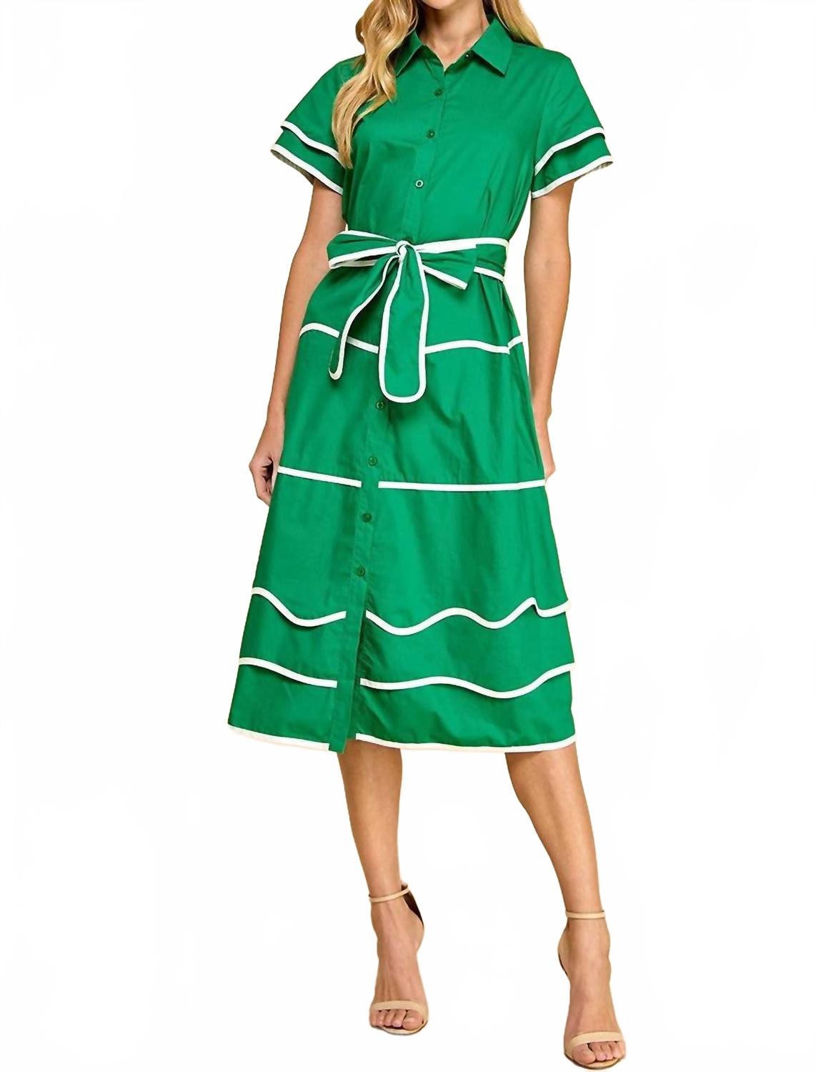 

Платье Shannon в зеленом цвете TCEC