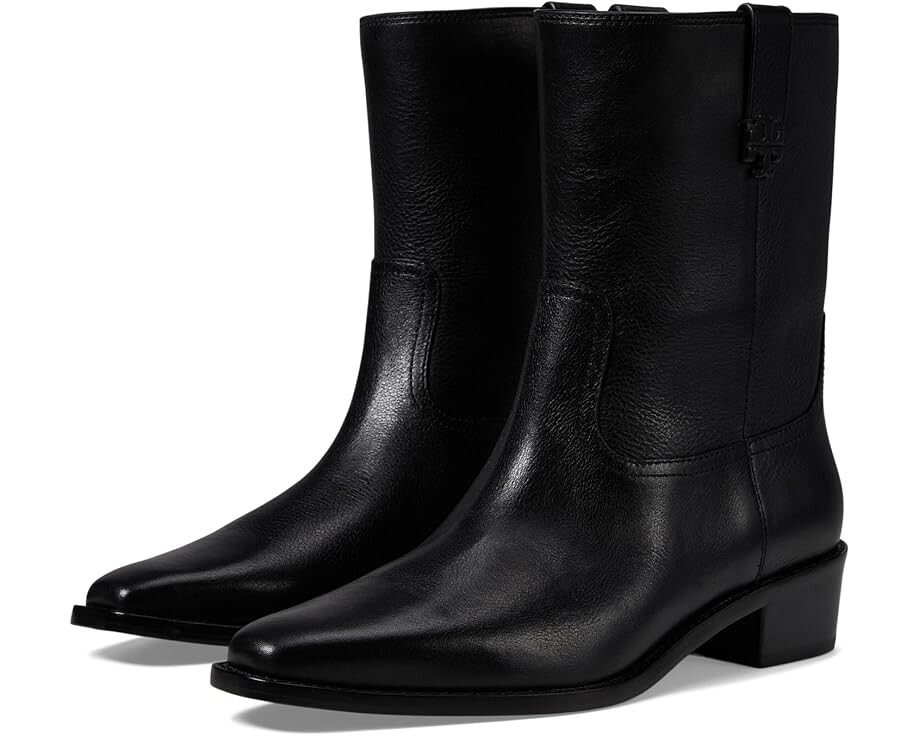 

Ботинки Tory Burch 45 mm City Western Ankle Boots, цвет Perfect Black
