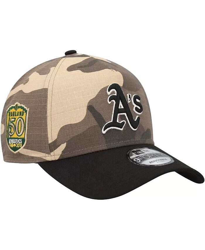 

Мужская кепка Oakland Athletics Camo Crown A-Frame 9FORTY Adjustable New Era