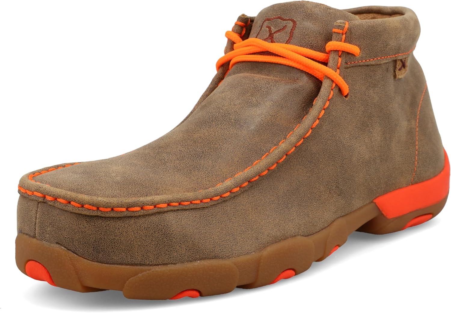 

Twisted X Мужские ботинки Chukka с металлическим носком для вождения, оранжевый